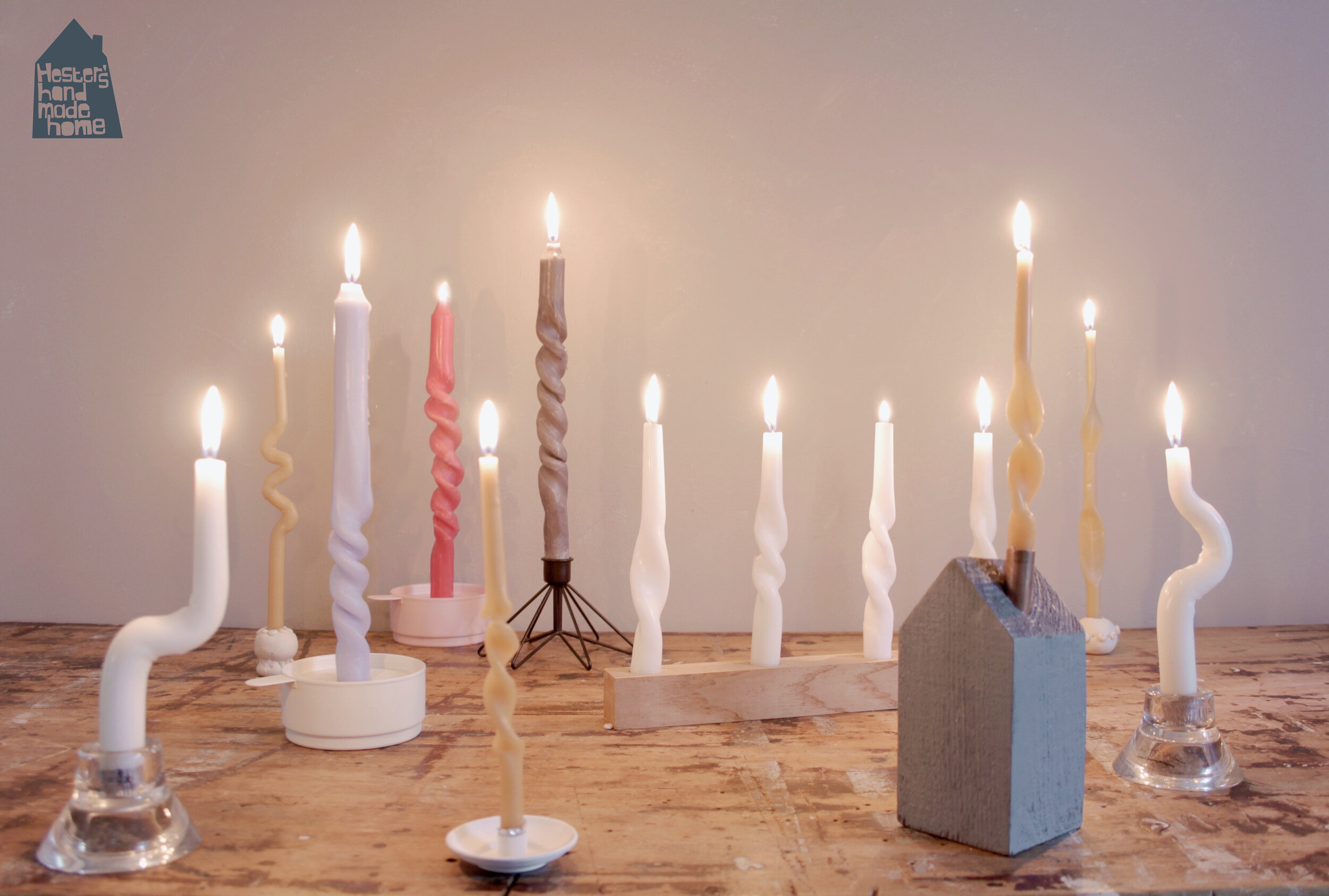 Twisted candles clearance diy